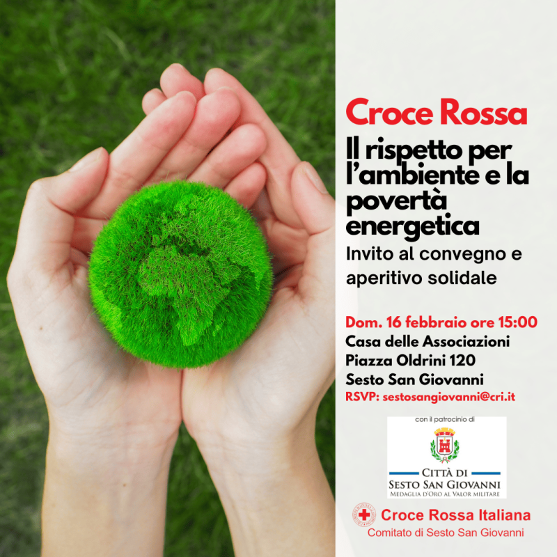 Croce Rossa - Il Rispetto per l'ambiente e la povertà energetica