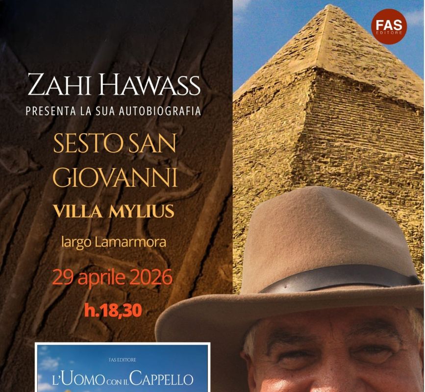 Incontro con il Prof. ZAHI HAWASS - Presentazione della sua autobiografia