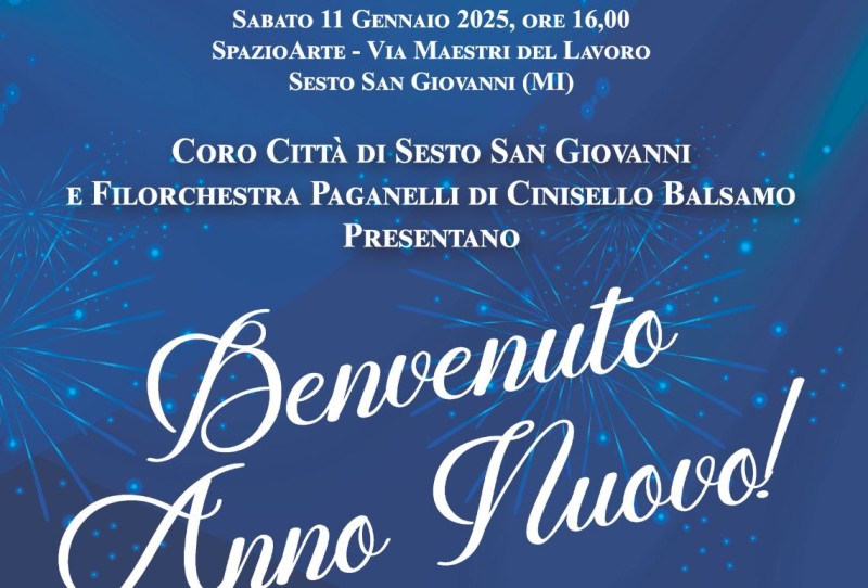Benvenuto Anno Nuovo - Coro Città di Sesto San Giovanni e Filorchestra Paganelli 2025