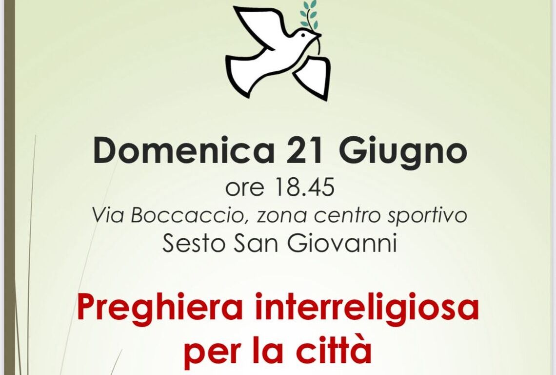 Decanato e Centro Culturale Islamico di Sesto San Giovanni, uniti nella preghiera interreligiosa per la nostra città 2026
