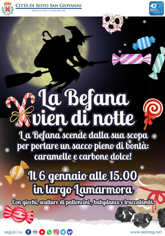 La Befana Vien di Notte 2026
