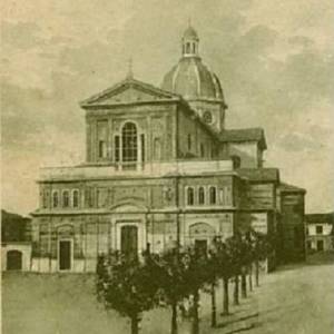 3446 - Chiesa di Santo Stefano. Prima della costruzione del campanile