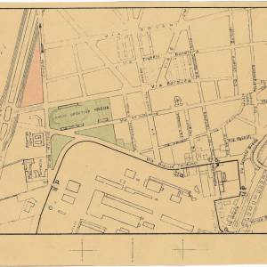2257 - Casine Breda. Mappa del 1941 degli interventi della Breda. In basso a destra