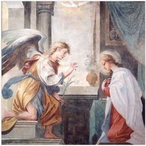 3510 - Oratorio di S. Margherita. Villa La Torretta. L'Annunciazione