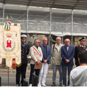 7987 - Levi Gilberto. 23 settembre 2025- Piazza IV novembre (Rondò). Commemorazione della morte